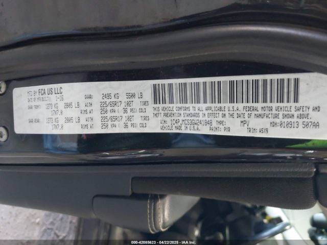 2016 JEEP CHEROKEE 1C4PJMCS3GW241848 Photo 8