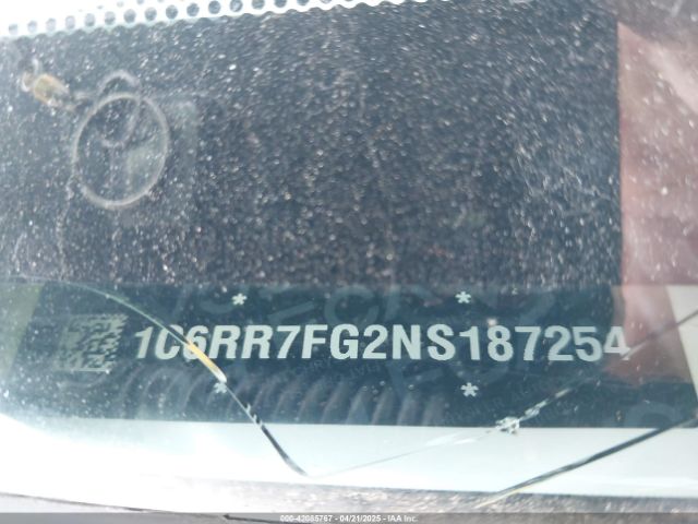 1C6RR7FG2NS187254 RAM 1500 Classic Tradesman  4x4 6'4 Box
