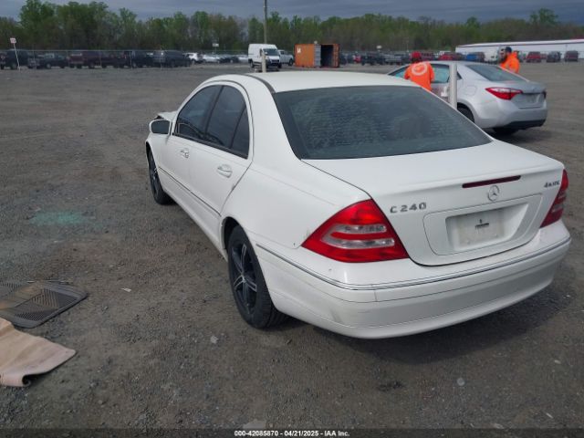 2003 MERCEDES-BENZ C 240 WDBRF81J63F366329 Photo 2