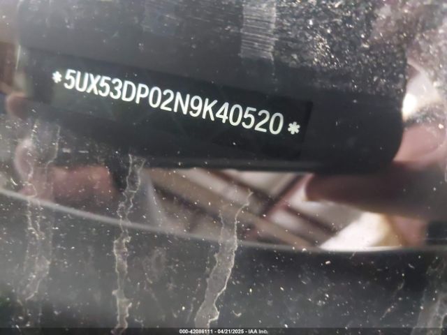 5UX53DP02N9K40520 BMW X3 Xdrive30i