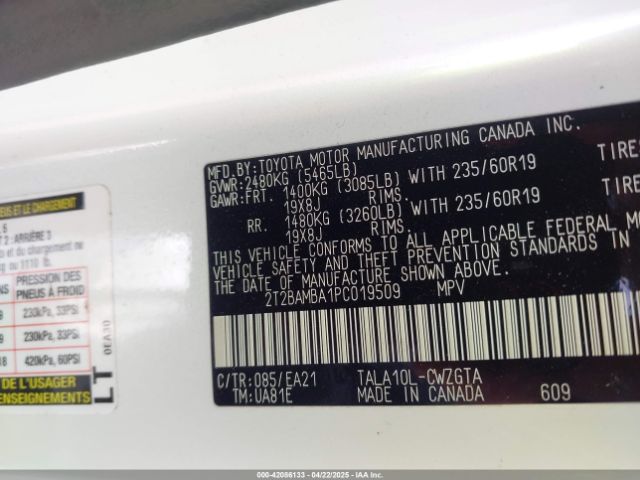 2023 LEXUS RX 350 2T2BAMBA1PC019509 Photo 8