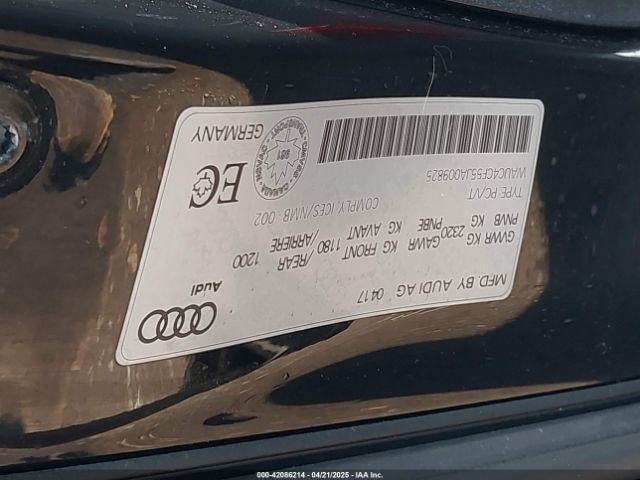 WAUC4CF55JA009825 Audi S5 3.0t Premium Plus