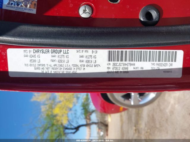 2010 DODGE CHALLENGER 2B3CJ5DT6AH278444 Photo 8