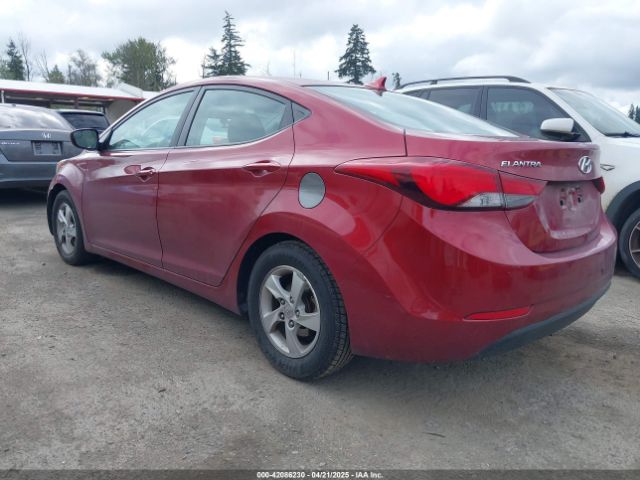 5NPDH4AE9EH482327 Hyundai ELANTRA SE