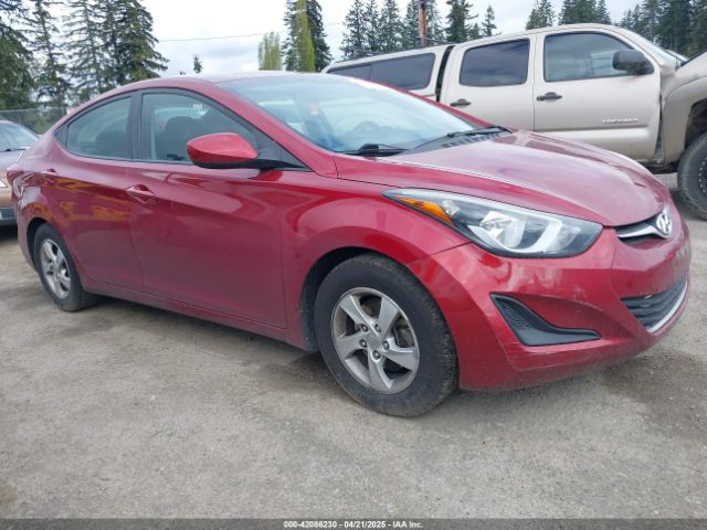 5NPDH4AE9EH482327 Hyundai ELANTRA SE