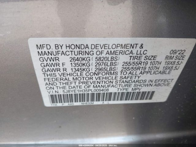2023 ACURA MDX 5J8YE1H35PL009408 Photo 8