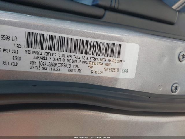1C4RJEAG9FC863013 Jeep Grand Cherokee Altitude