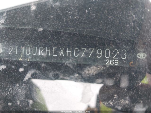 2T1BURHEXHC779023 Toyota COROLLA SE