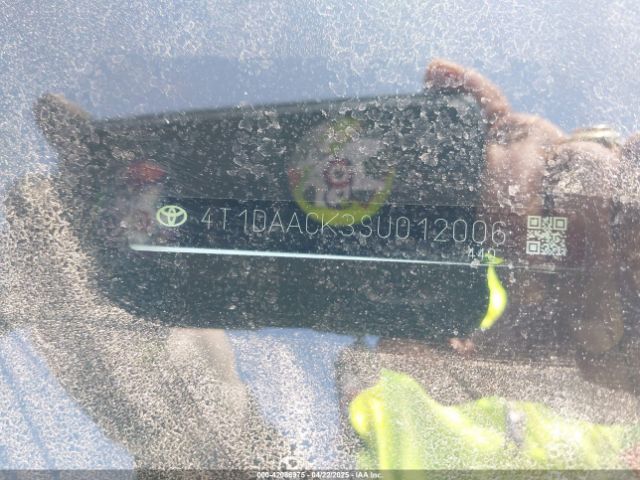 4T1DAACK3SU012006 Toyota a25a-fxs