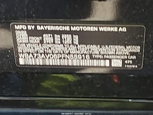 2023 BMW 430I GRAN COUPE WBA73AV06PFN55916 Photo 8