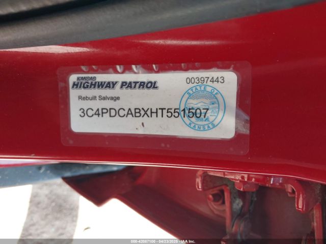 3C4PDCABXHT551507 Dodge JOURNEY SE