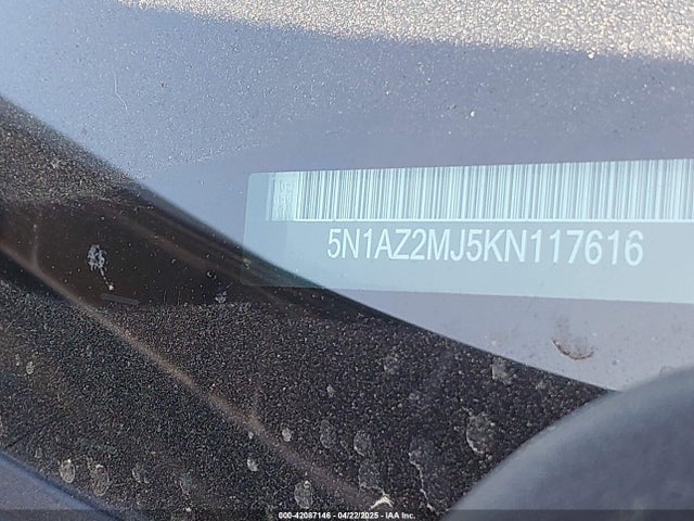 5N1AZ2MJ5KN117616 Nissan MURANO SV