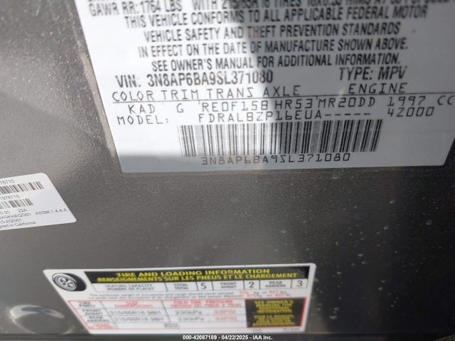 3N8AP6BA9SL371080 Nissan Kicks S Fwd