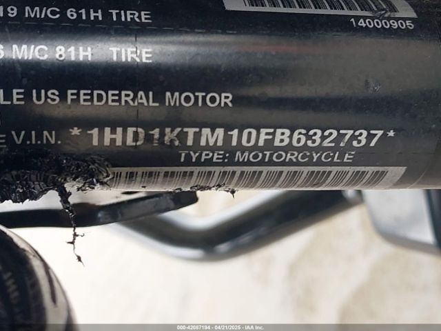 2015 HARLEY-DAVIDSON FLTRXS 1HD1KTM10FB632737 Photo 9