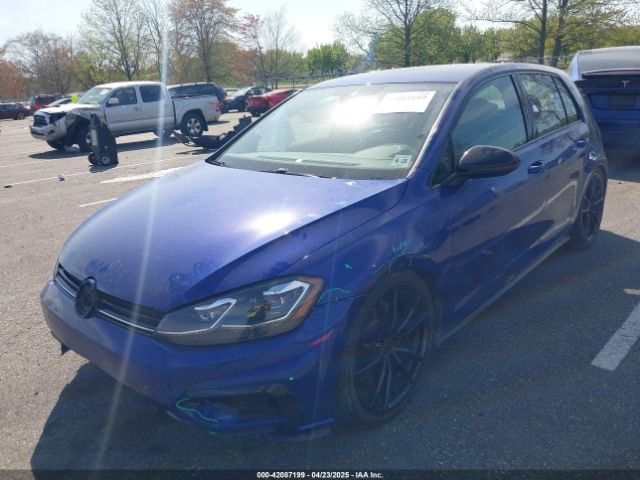2019 VOLKSWAGEN GOLF R WVWWA7AU7KW209348 Photo 1