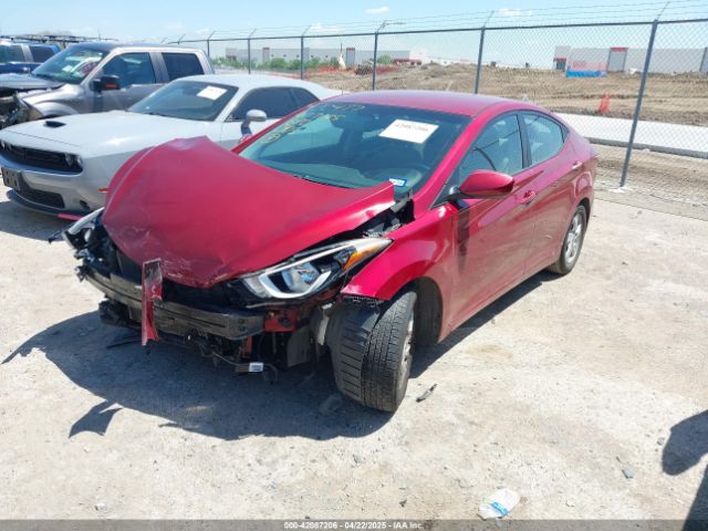 5NPDH4AE1FH631234 Hyundai ELANTRA SE