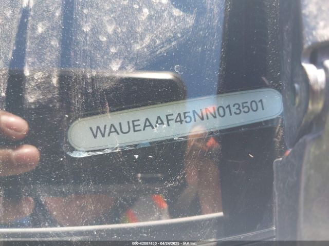 WAUEAAF45NN013501 Audi A4 Premium Plus 45 Tfsi S Line Quattro S Tronic