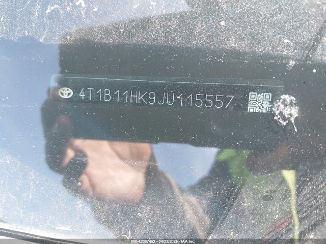 4T1B11HK9JU115557 Toyota CAMRY SE