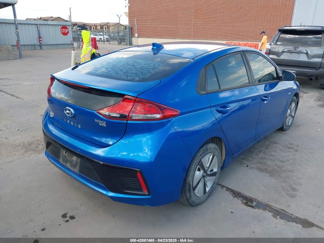 KMHC65LC9JU065210 Hyundai Ioniq Hybrid Blue