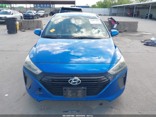 KMHC65LC9JU065210 Hyundai Ioniq Hybrid Blue