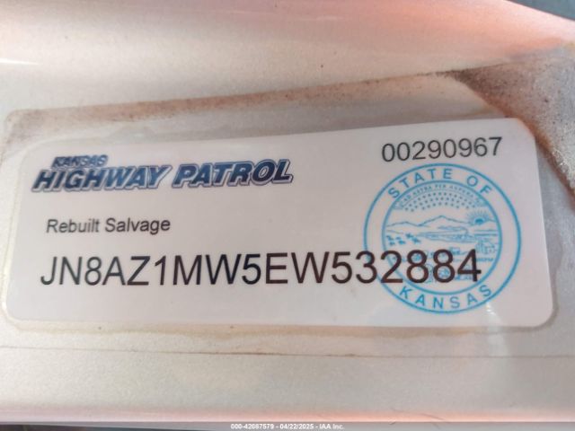 JN8AZ1MW5EW532884 Nissan MURANO SV