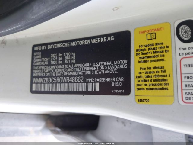 2016 MINI COUNTRYMAN WMWZB3C58GWR48662 Photo 8