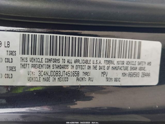 3C4NJDDB3JT451658 Jeep Compass Trailhawk 4x4