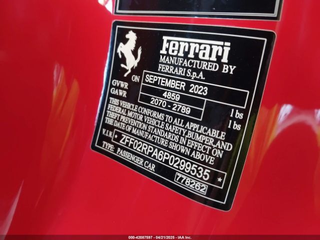 2023 FERRARI PORTOFINO M ZFF02RPA6P0299535 Photo 8