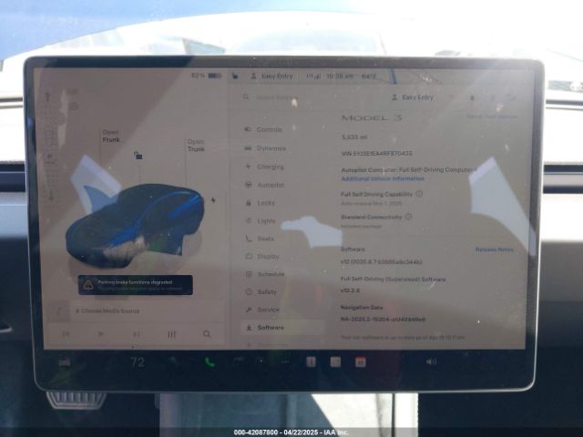 5YJ3E1EA4RF870435 Tesla Model 3 Long Range Dual Motor All-wheel Drive/rear-wheel Drive