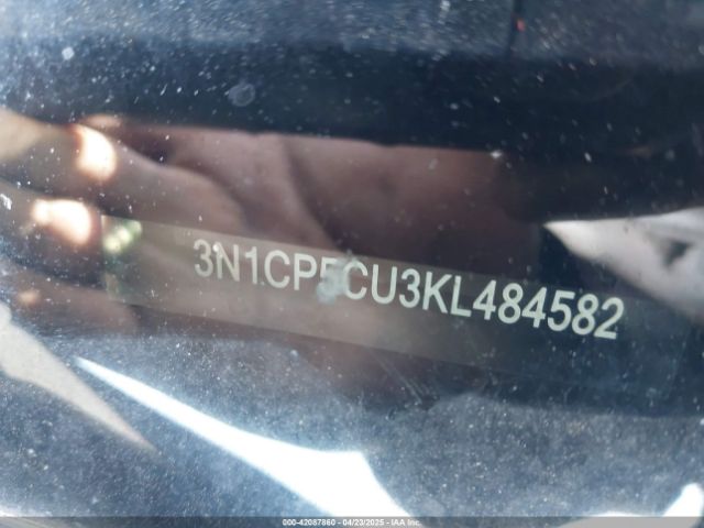 3N1CP5CU3KL484582 Nissan KICKS SV