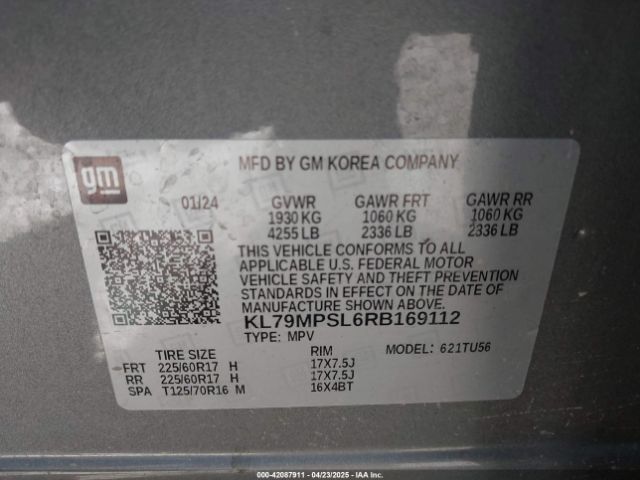 2024 CHEVROLET TRAILBLAZER KL79MPSL6RB169112 Photo 8