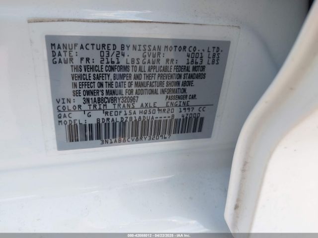 3N1AB8CV8RY320967 Nissan 2024
