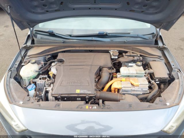 KMHC65LCXJU097602 Hyundai Ioniq Hybrid Blue