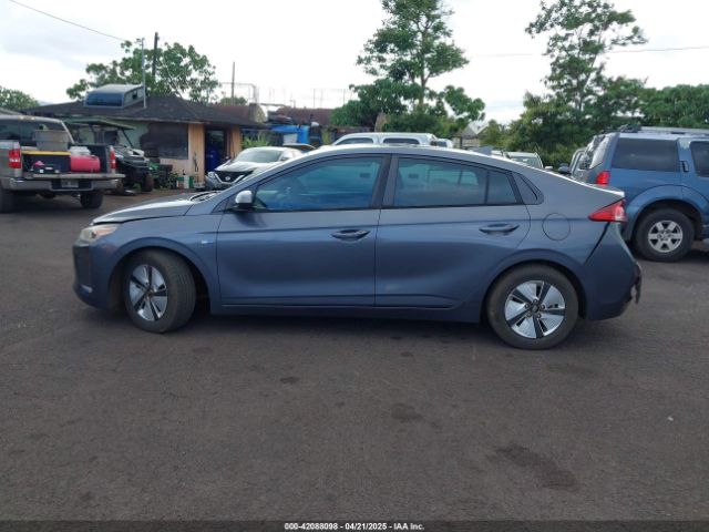 KMHC65LCXJU097602 Hyundai Ioniq Hybrid Blue