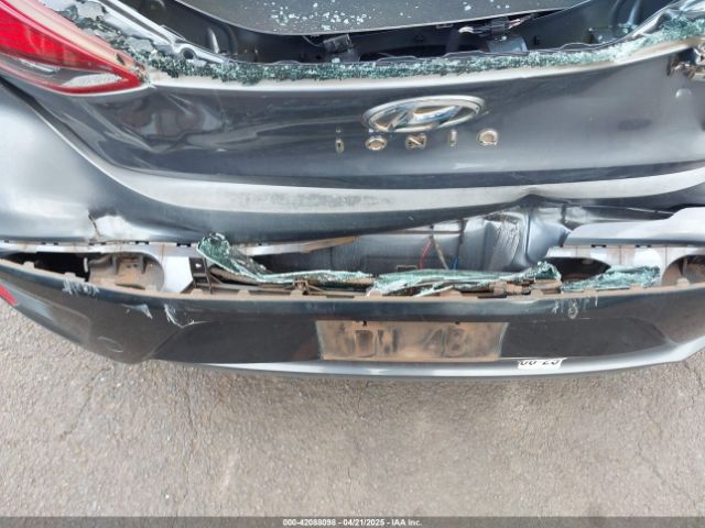 KMHC65LCXJU097602 Hyundai Ioniq Hybrid Blue