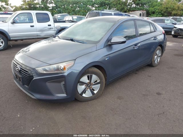 KMHC65LCXJU097602 Hyundai Ioniq Hybrid Blue
