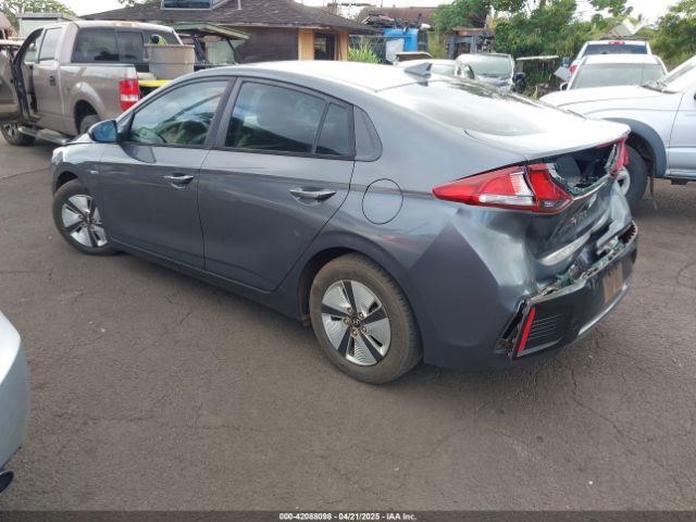 KMHC65LCXJU097602 Hyundai Ioniq Hybrid Blue