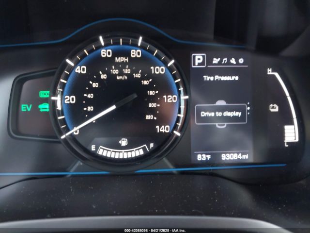KMHC65LCXJU097602 Hyundai Ioniq Hybrid Blue