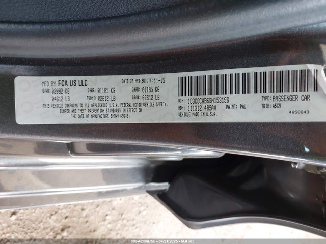 1C3CCCAB6GN153196 Chrysler 200 Limited
