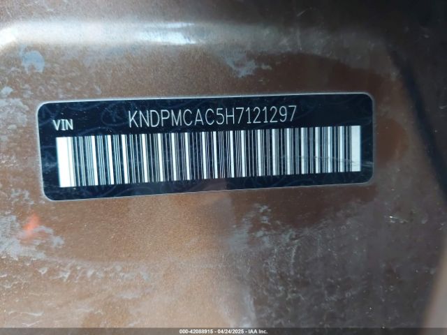 KNDPMCAC5H7121297 KIA Sportage Lx