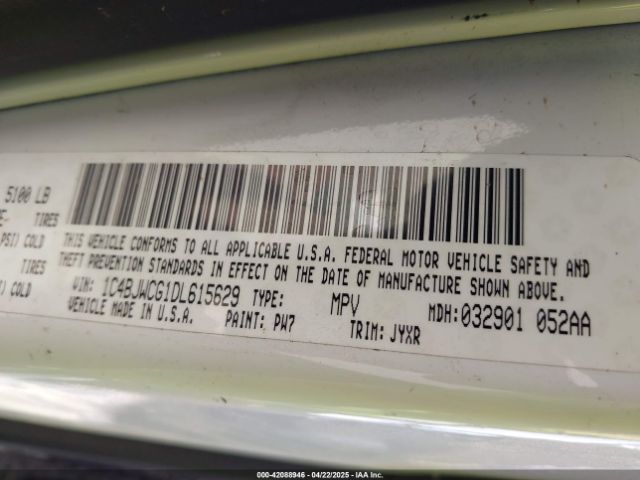 2013 JEEP WRANGLER 1C4BJWCG1DL615629 Photo 8