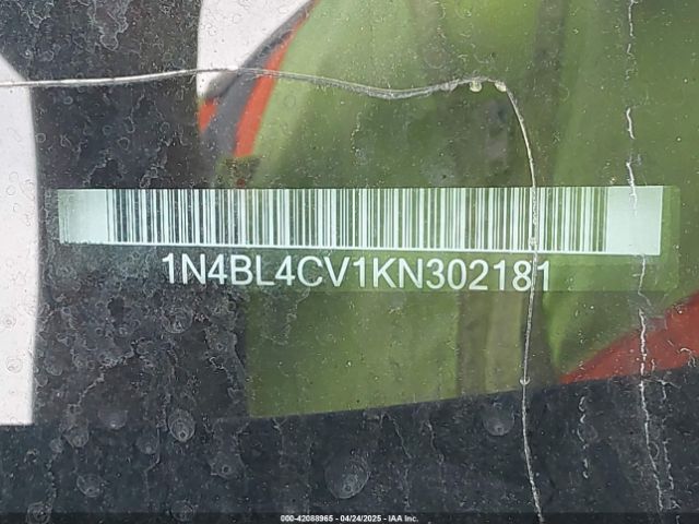 2019 NISSAN ALTIMA 1N4BL4CV1KN302181 Photo 8
