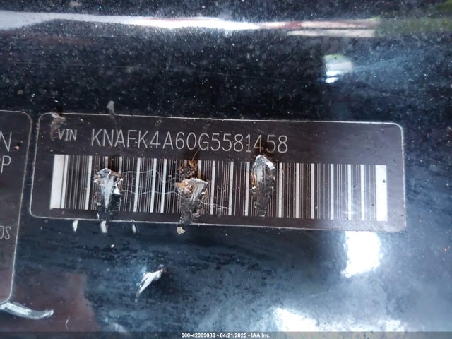 KNAFK4A60G5581458 KIA FORTE LX