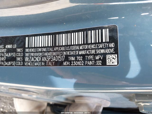 ZACNDFAN3P3A01517 Dodge Hornet Gt Awd