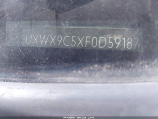 5UXWX9C5XF0D59187 BMW X3 Xdrive28i