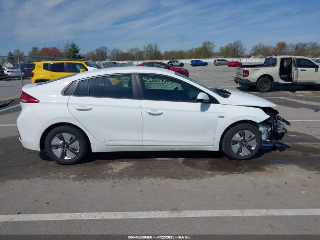 KMHC65LCXKU166533 Hyundai Ioniq Hybrid Blue