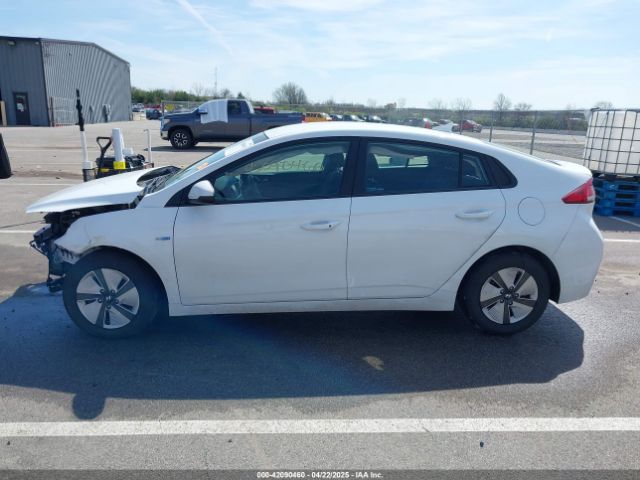 KMHC65LCXKU166533 Hyundai Ioniq Hybrid Blue