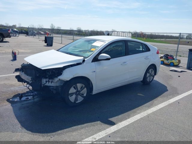 KMHC65LCXKU166533 Hyundai Ioniq Hybrid Blue