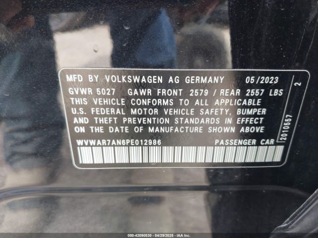 2023 VOLKSWAGEN ARTEON WVWAR7AN6PE012986 Photo 8