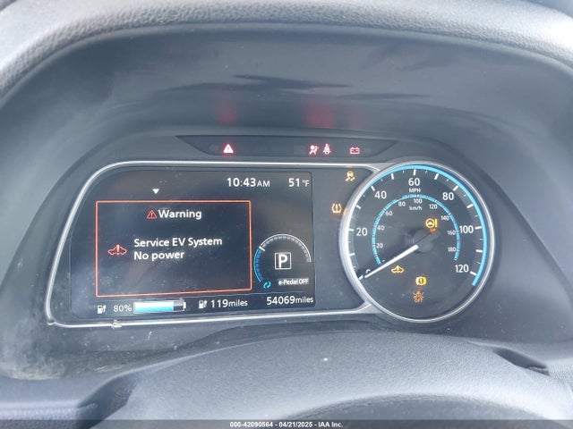 1N4AZ1CP6KC304997 Nissan LEAF SV